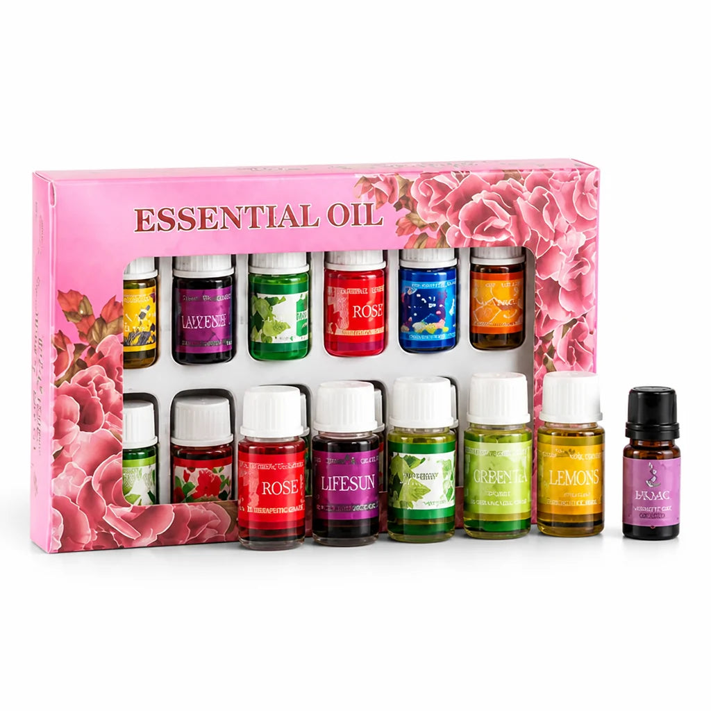 Essentra™12-Pack Essential Oils Collection — Transform Any Room into Your Personal Bliss Sanctuary