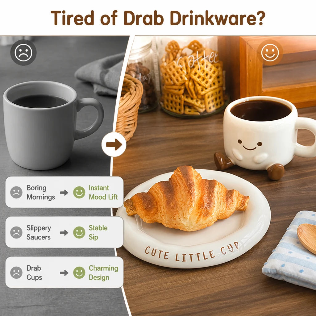 CupCove™ Cup & Saucer — Create a cosy little ritual around every sip