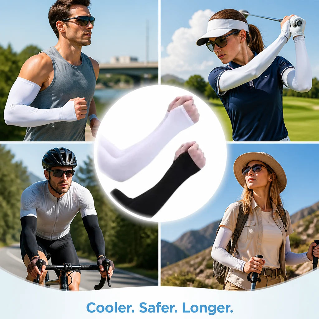 CoolCuff™ Cooling Arm Sleeves — Feel Instant Relief and Unstoppable Confidence in the Sun