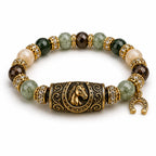FierceHalo™ Crystal Bracelet — Ignite Your Inner Warrior with Every Powerful Bead