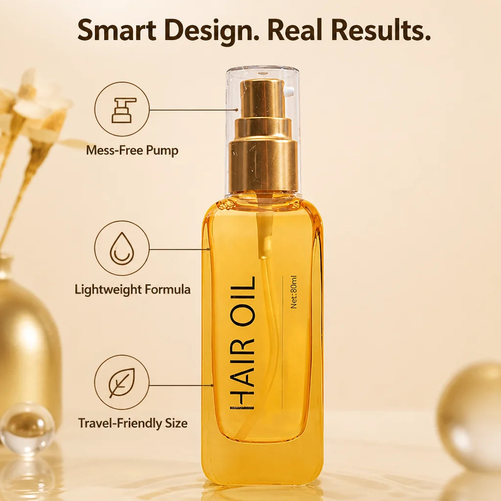 AureviaOil™ Repair Elixir — Bring Your Hair Back to Life with Silky, Head-Turning Shine