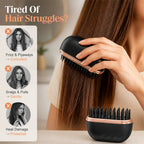 MetroLuxe™ Cordless Hair Straightener Comb — Transform Your Hair Into Silky, Radiant Perfection Instantly