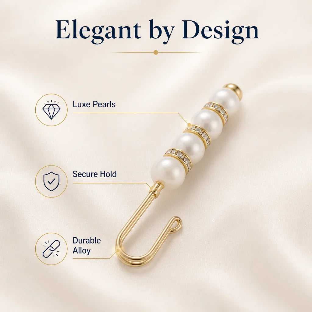 Bijoura™Pearl Pin — Unlock Instant Elegance and Confidence in Every Outfit