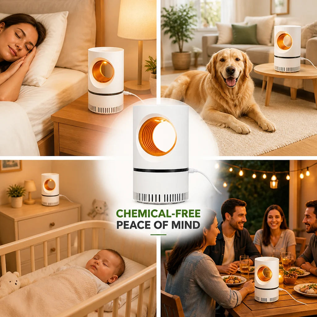 DuskBarrier™ Mosquito Defender — Peaceful, Chemical-Free Nights Your Family Deserves