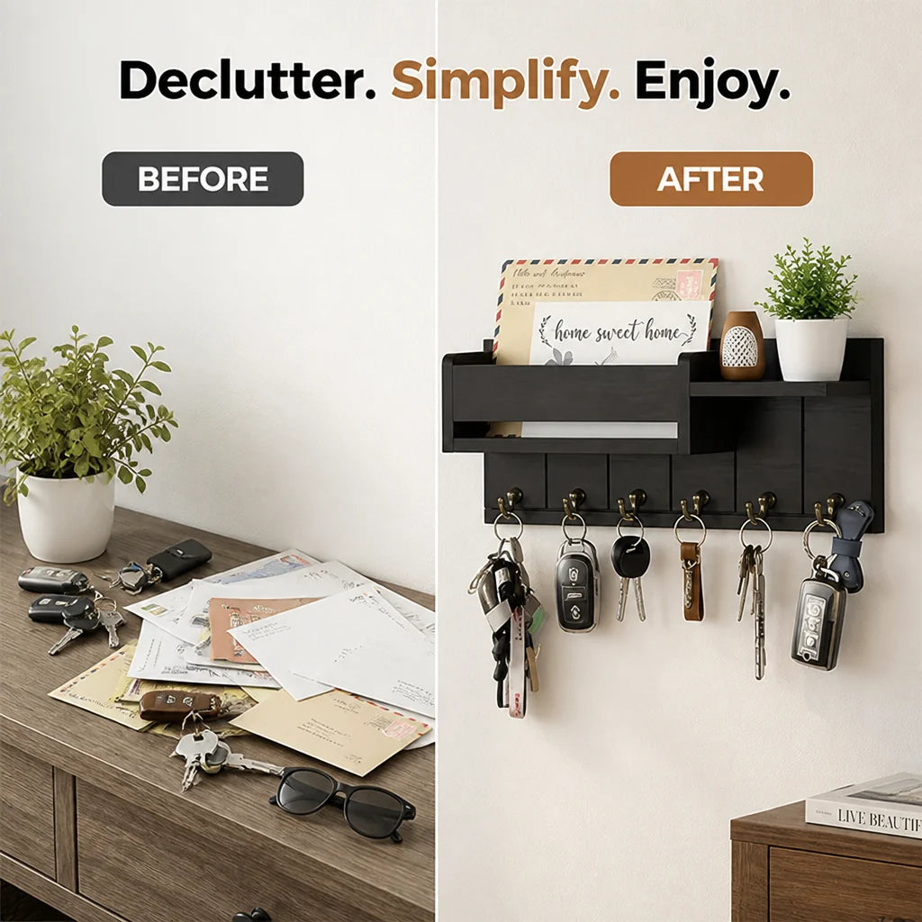 AriaNest™ Wall Organizer — Transform Chaos into Calm and Never Lose a Thing Again