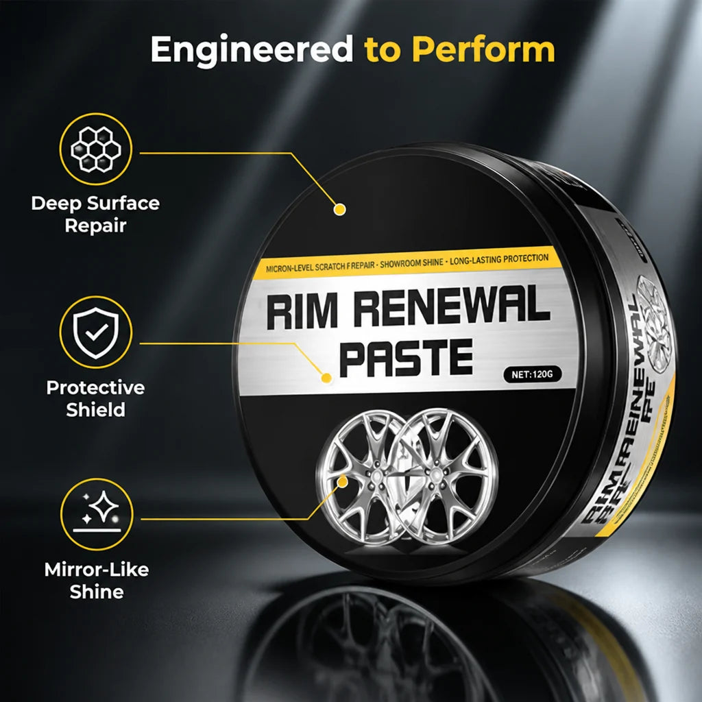 Rimvexa™ Wheel Paste — Instantly Erase Scratches and Lock in Showroom Shine for Miles