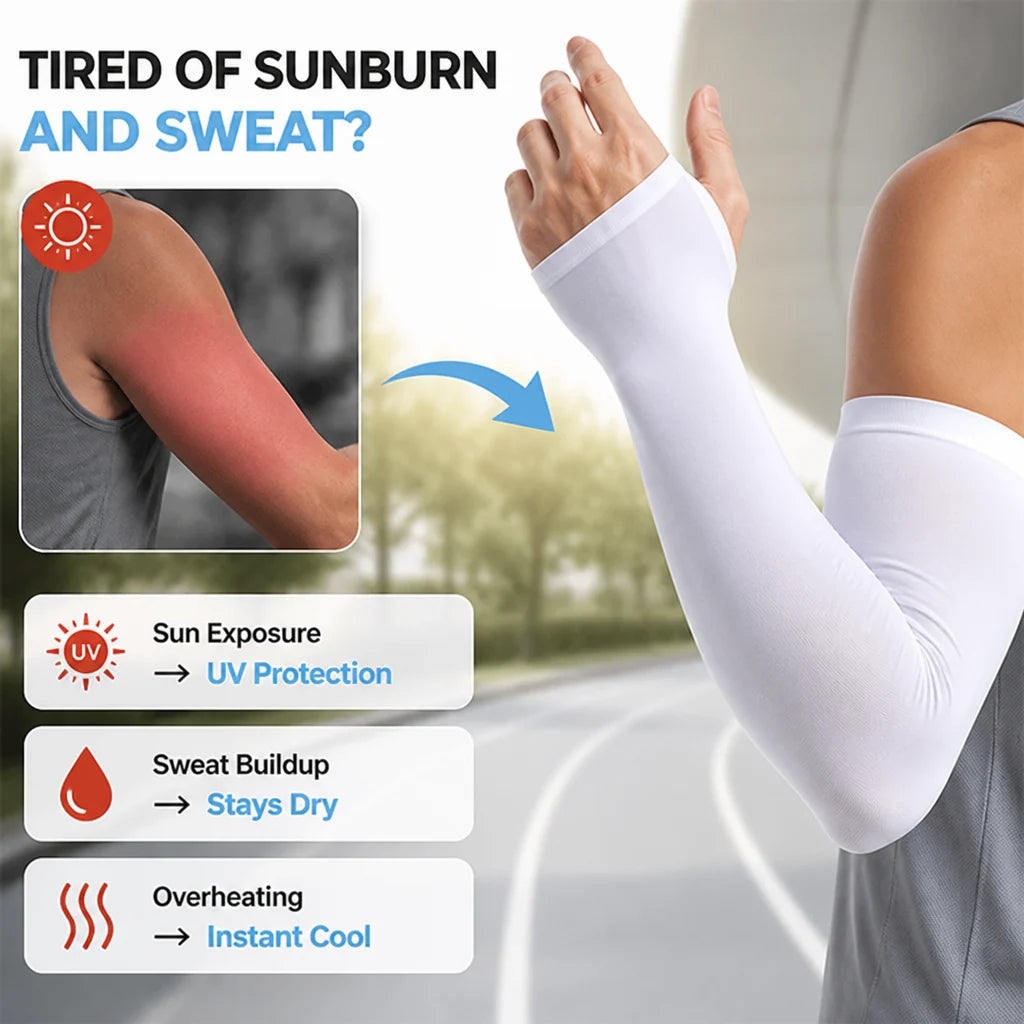 CoolCuff™ Cooling Arm Sleeves — Feel Instant Relief and Unstoppable Confidence in the Sun