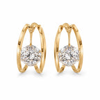 LumaLuxe™ Double Hoop Earrings — Command Every Room with Effortless Glow and Weightless Confidence