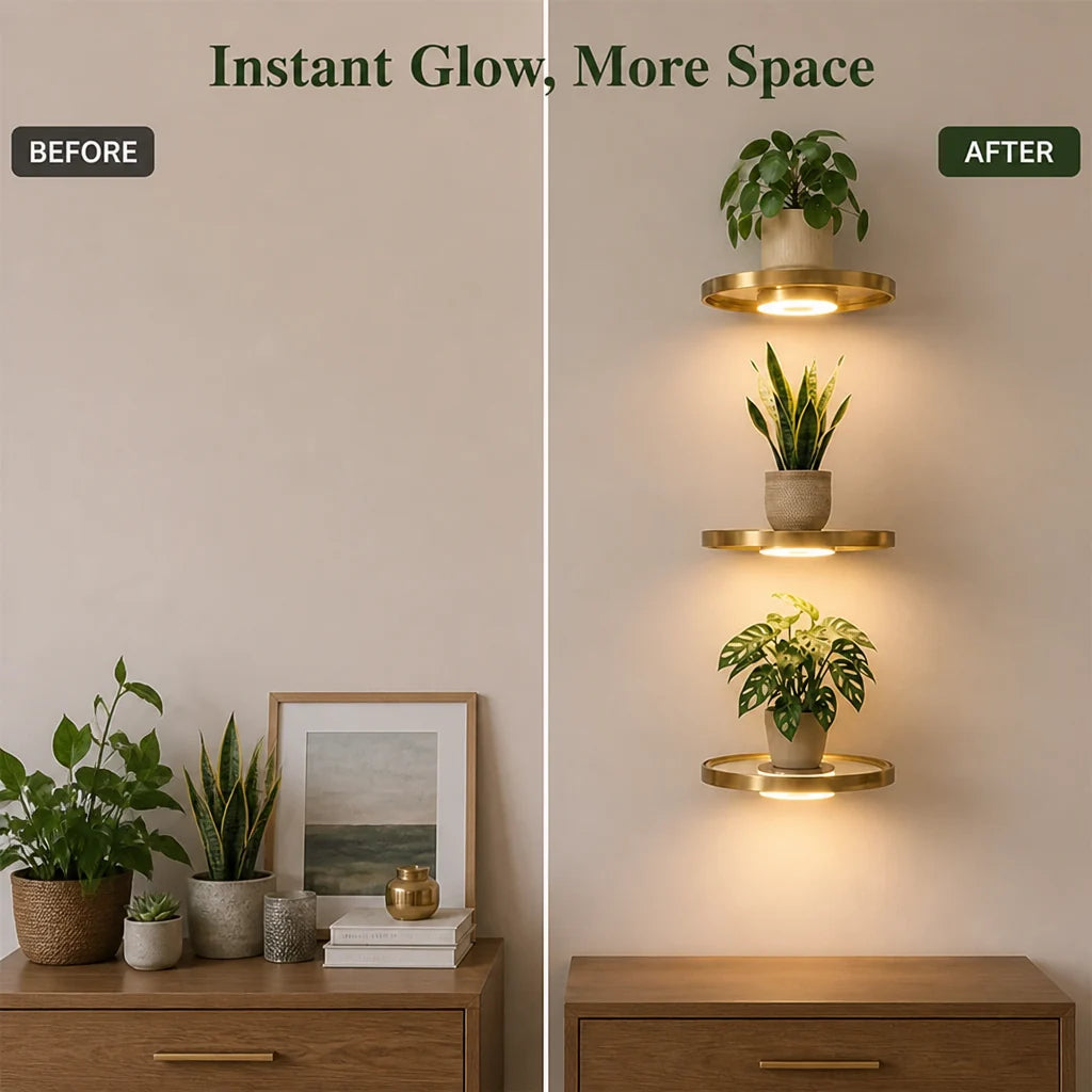 LumiMist™ — Transform Your Walls into a Cozy, Clutter-Free Glow Sanctuary