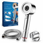 Hydroniva™ 4-Mode Shower Head — high-pressure handheld shower head with multiple spray modes