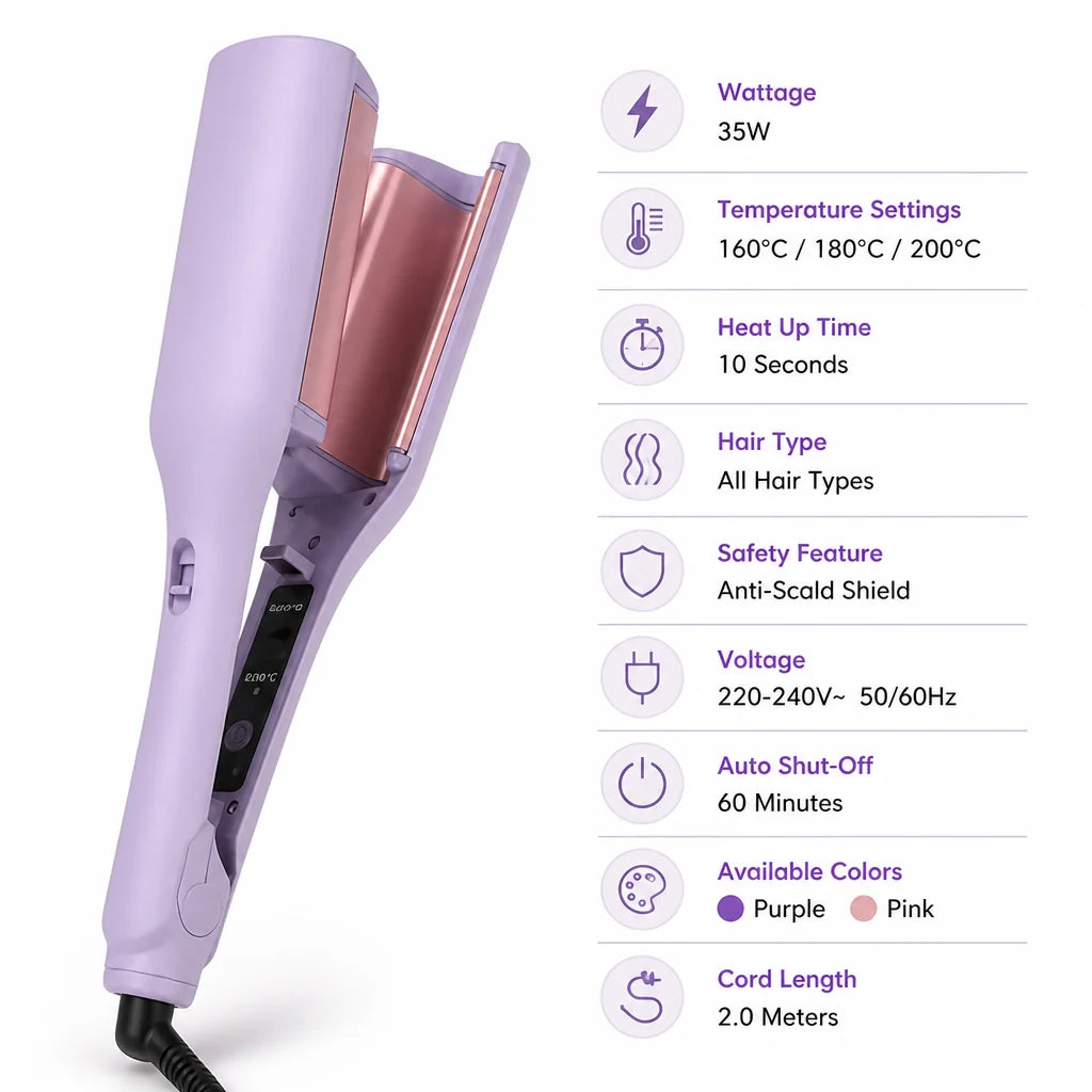 SpiralEase™ — Unlock Stunning, Safe Curls in Just 10 Seconds