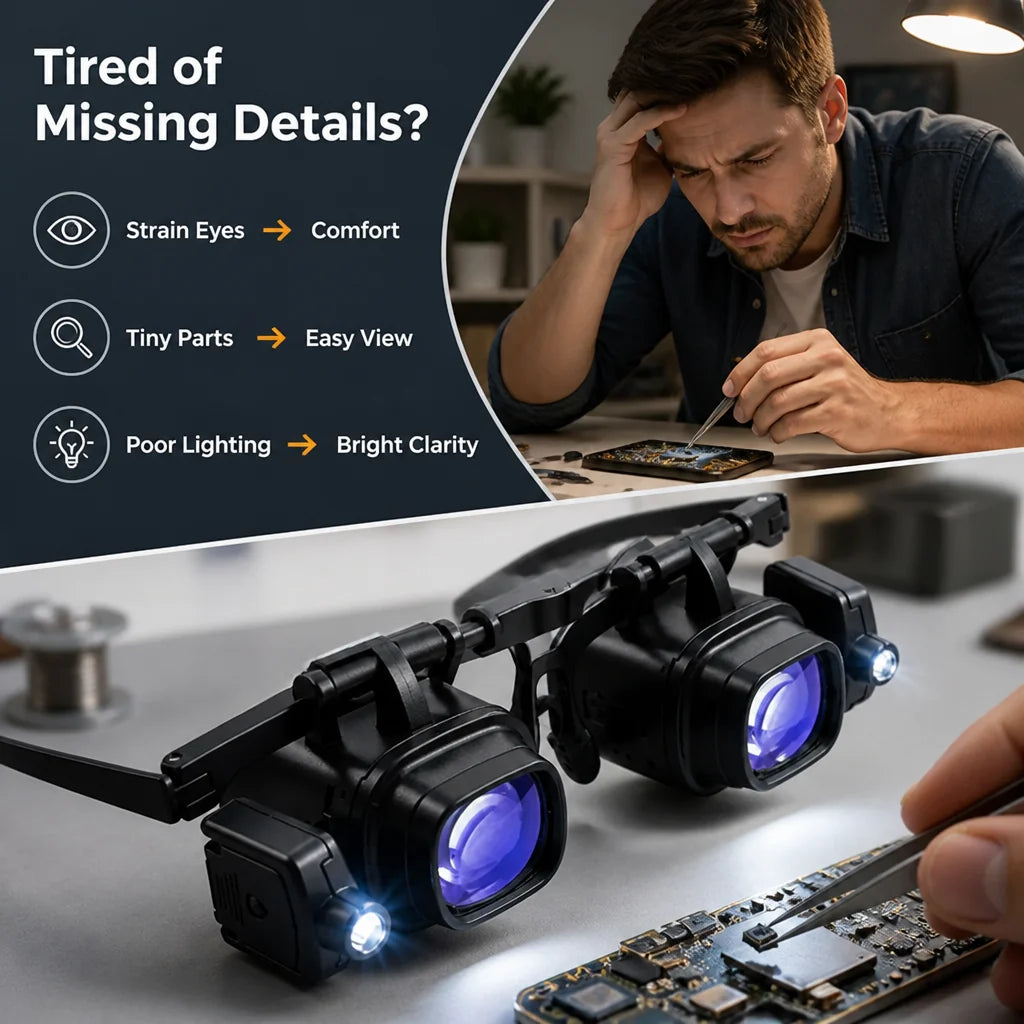 DetailPro™ — Master Every Tiny Detail with Unmatched Clarity and Hands-Free Precision