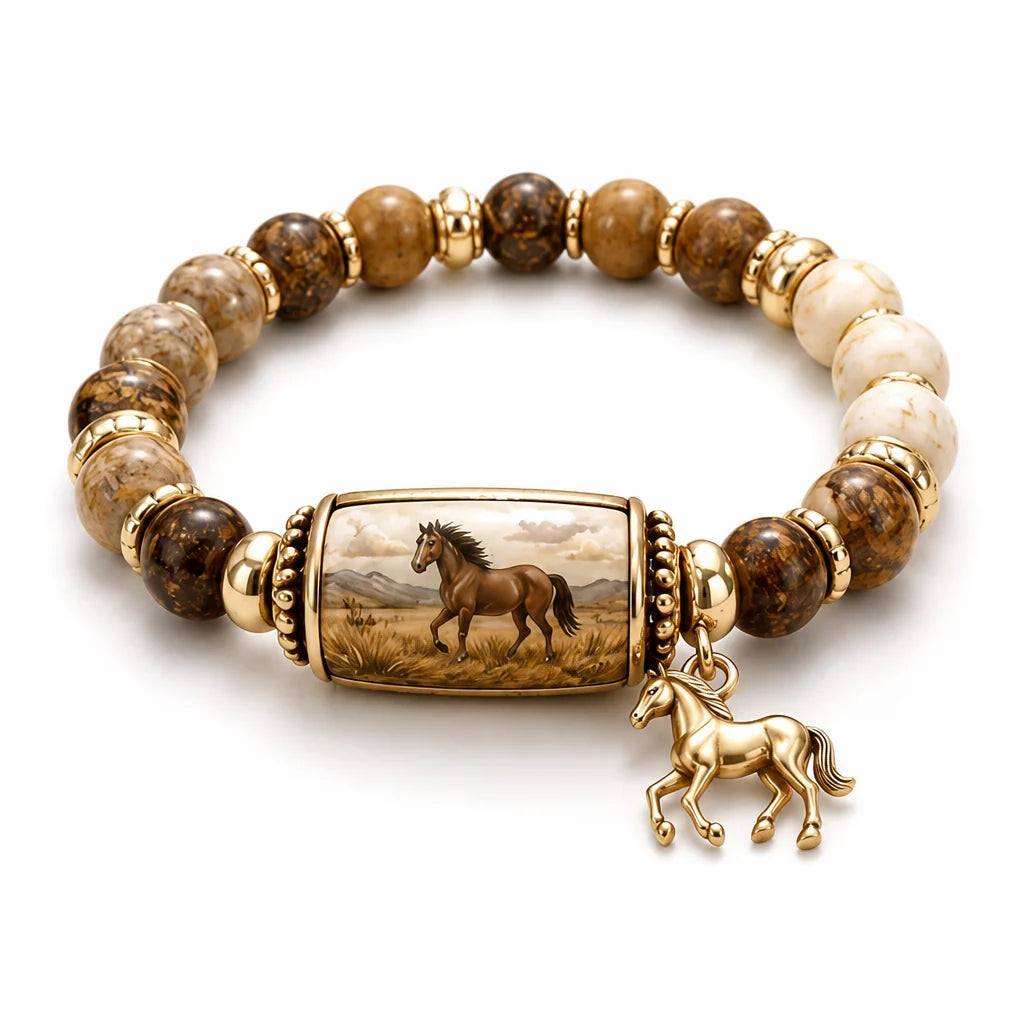 FierceHalo™ Crystal Bracelet — Ignite Your Inner Warrior with Every Powerful Bead