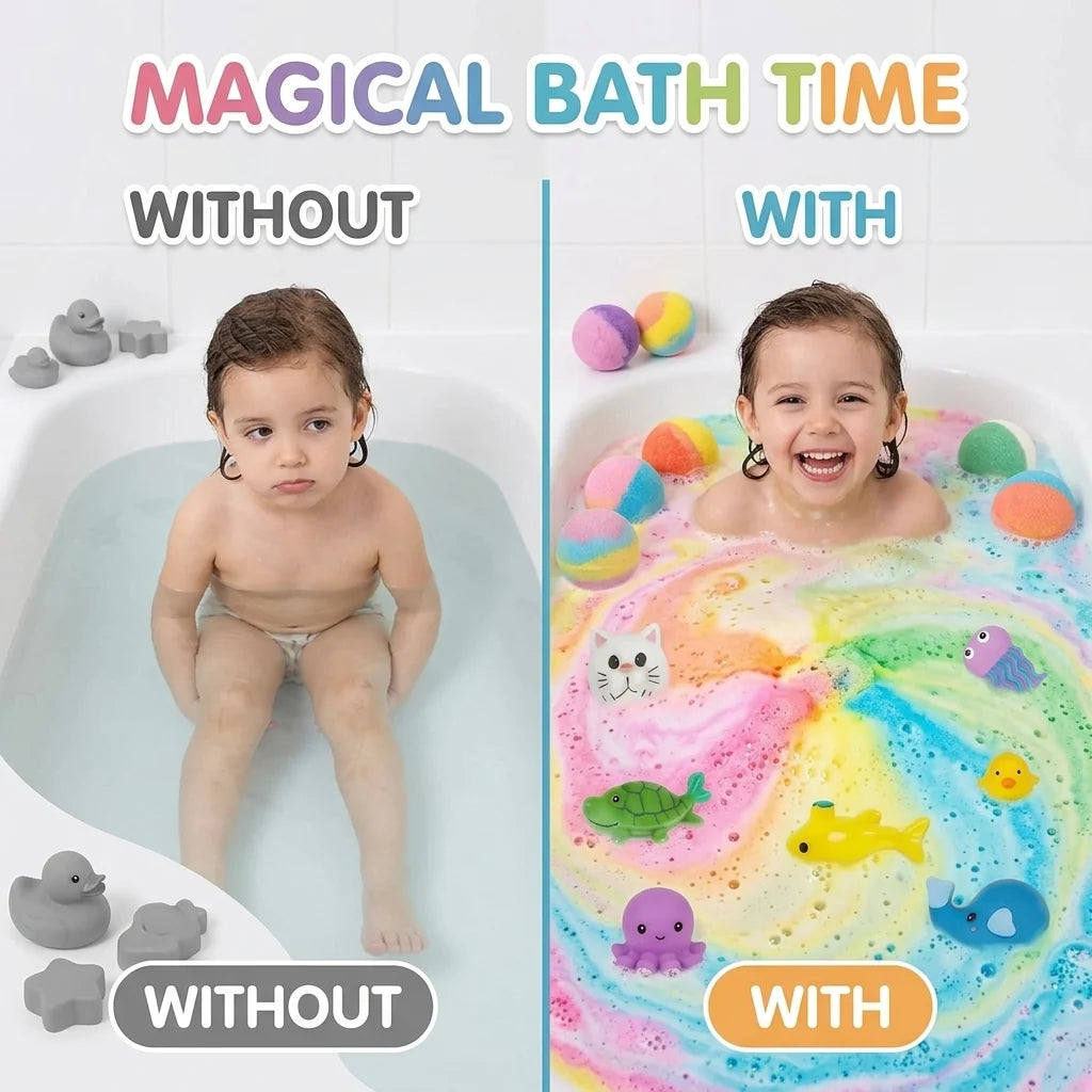 Bubblenza™ — 6pcs Transform Bath Time into a Magical Escape That Refreshes Your Skin and Sparks Pure Joy