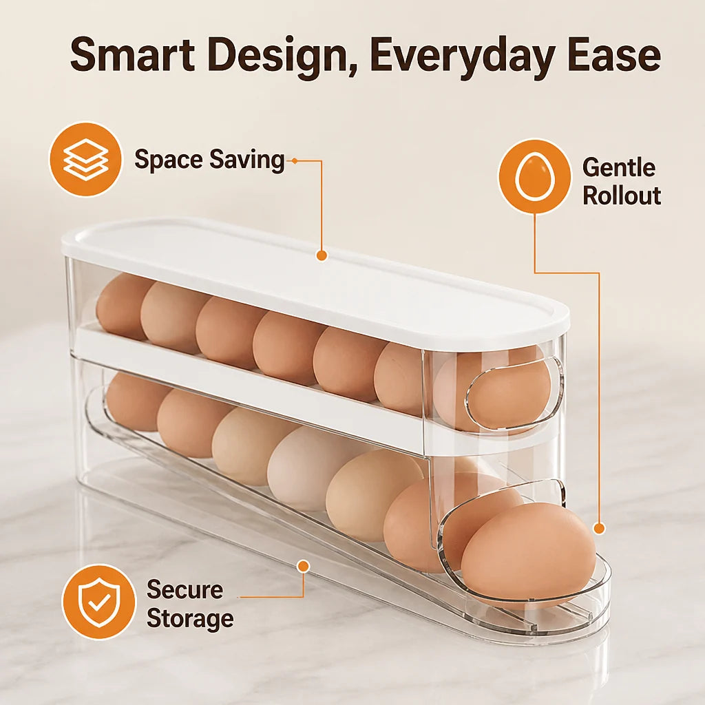 VitaVale™ — Keep Every Egg Perfect and Your Fridge Instantly Organized