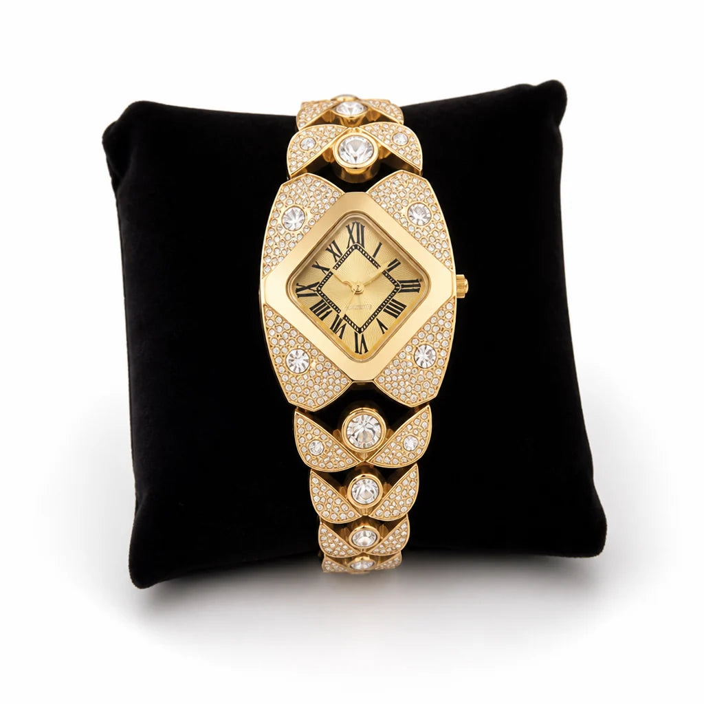 Celestara™ Quartz Bracelet Watch — Command Every Room with Dazzling Confidence and Timeless Precision