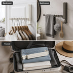 HangFold™ Foldable Hooks Hanger — Instantly Declutter Any Space and Feel Total Freedom