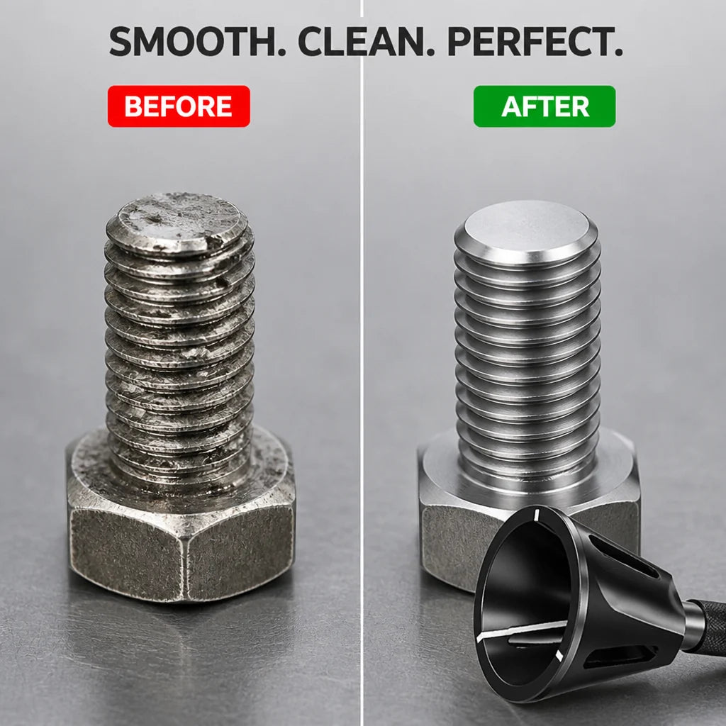 MetalMender™ — Refine rough metal into a smoother, cleaner-looking finish