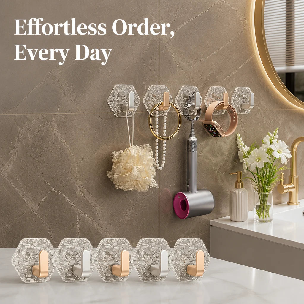 VeloraGrip™ — Effortless Wall Order That Holds Tight Without a Trace