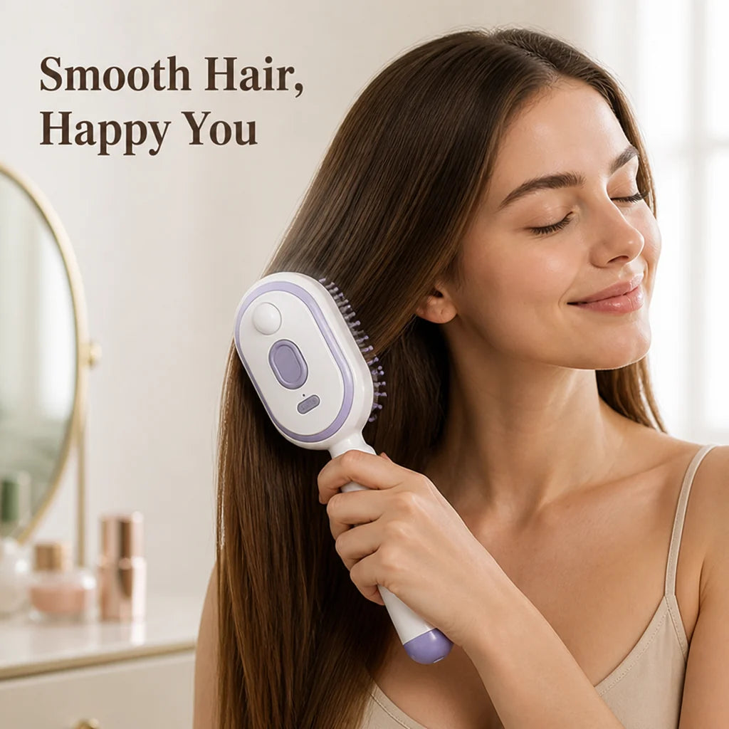KnotWhisper™ — Ease Through Tangled Hair With Gentle, Fluid Strokes
