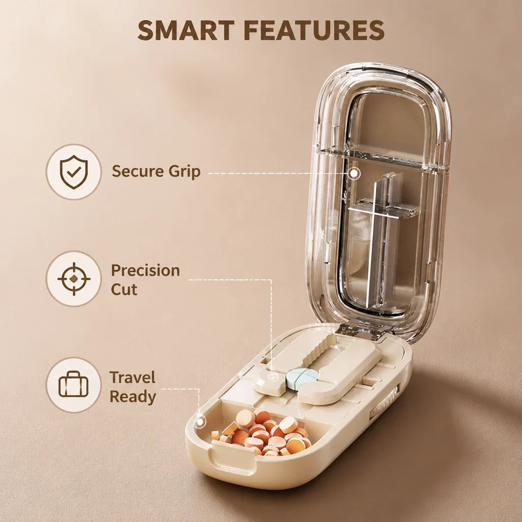 Pillora™ — Take Control with Perfect, Hassle-Free Pill Splitting Every Time