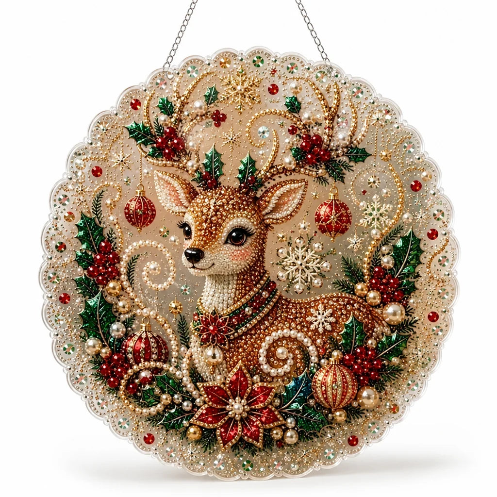 CrystalLuxe™ DIY Diamond Art Ornament Kit — Create Dazzling Holiday Magic That Lights Up Hearts and Homes
