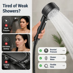 Hydroniva™ 4-Mode Shower Head — high-pressure handheld shower head with multiple spray modes