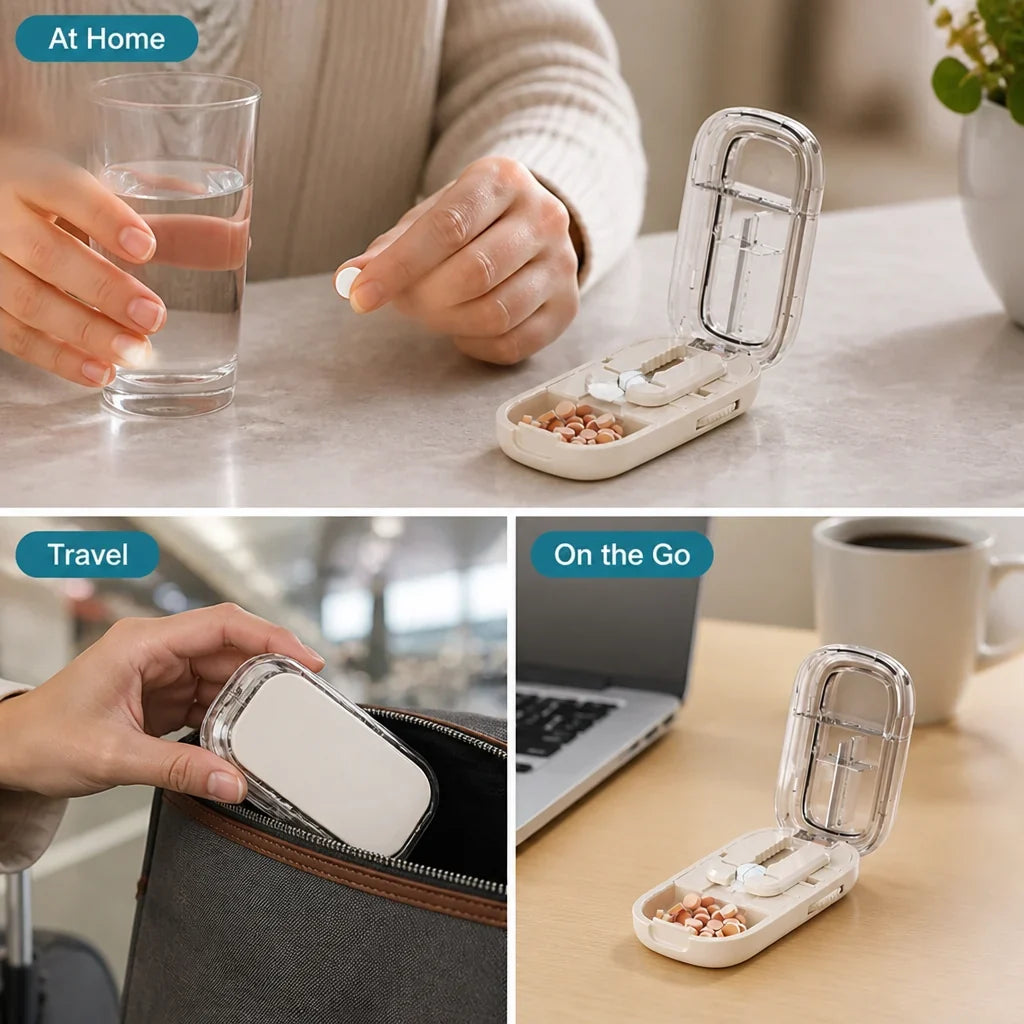 Pillora™ — Take Control with Perfect, Hassle-Free Pill Splitting Every Time